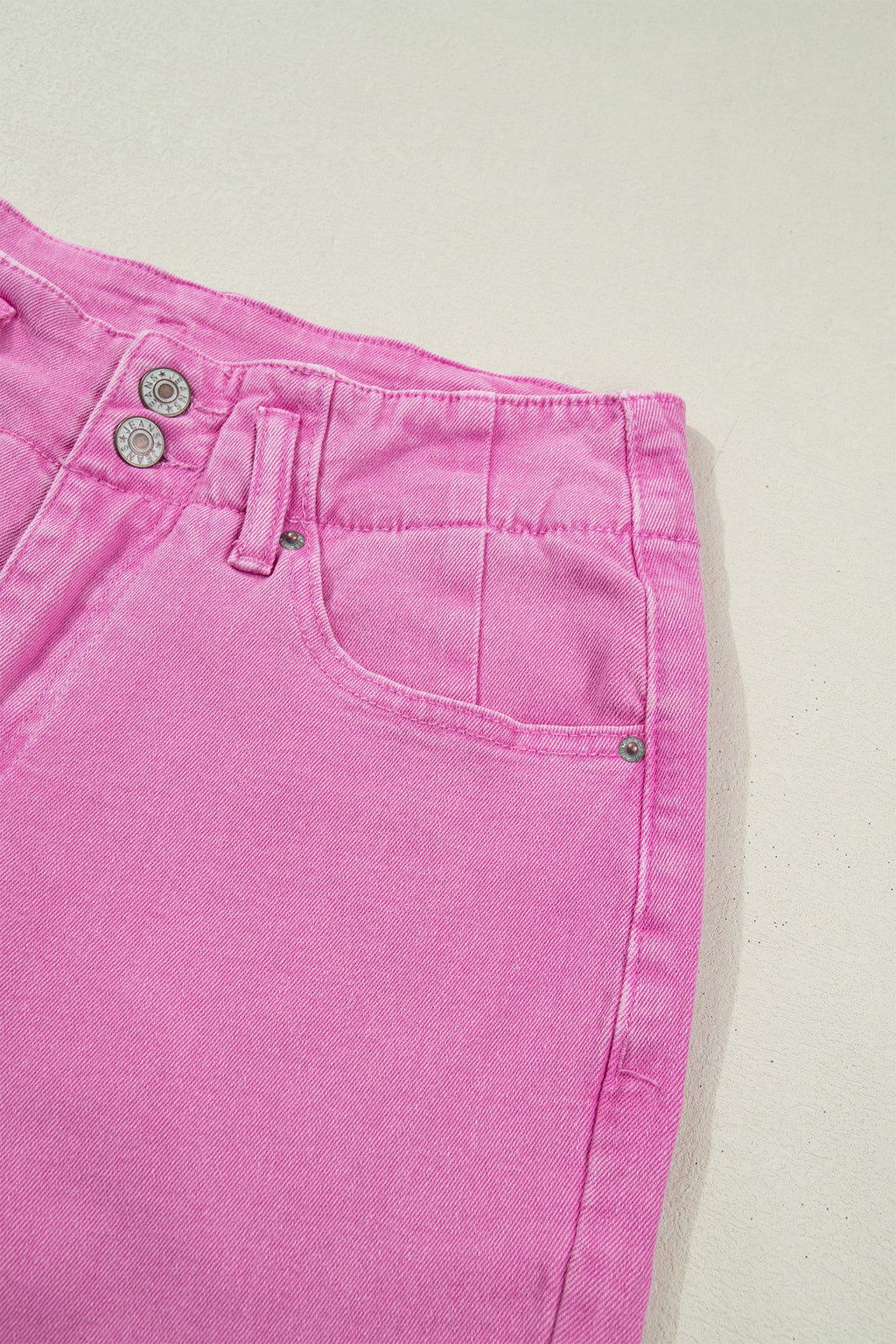 Black 2-Button High Waist Flared Bottom Jeans