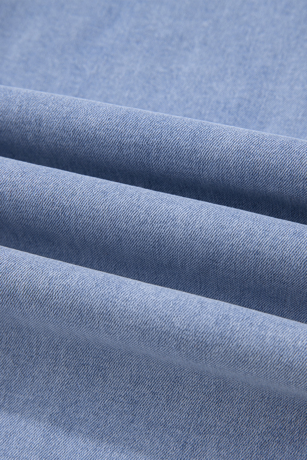 Beau Blue Contrast Stripe Frayed Side Panel Patchwork Shift Jeans