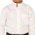 Cinch Boy's Solid White Button Down Shirt