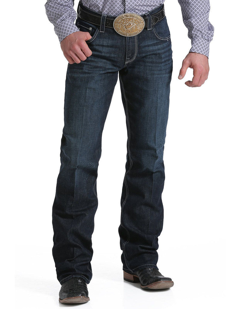 Cinch Men's Carter 2.4 Stretch Mid Rise Relaxed Fit Boot Cut Jeans