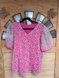 Pink Petal Bloom Top