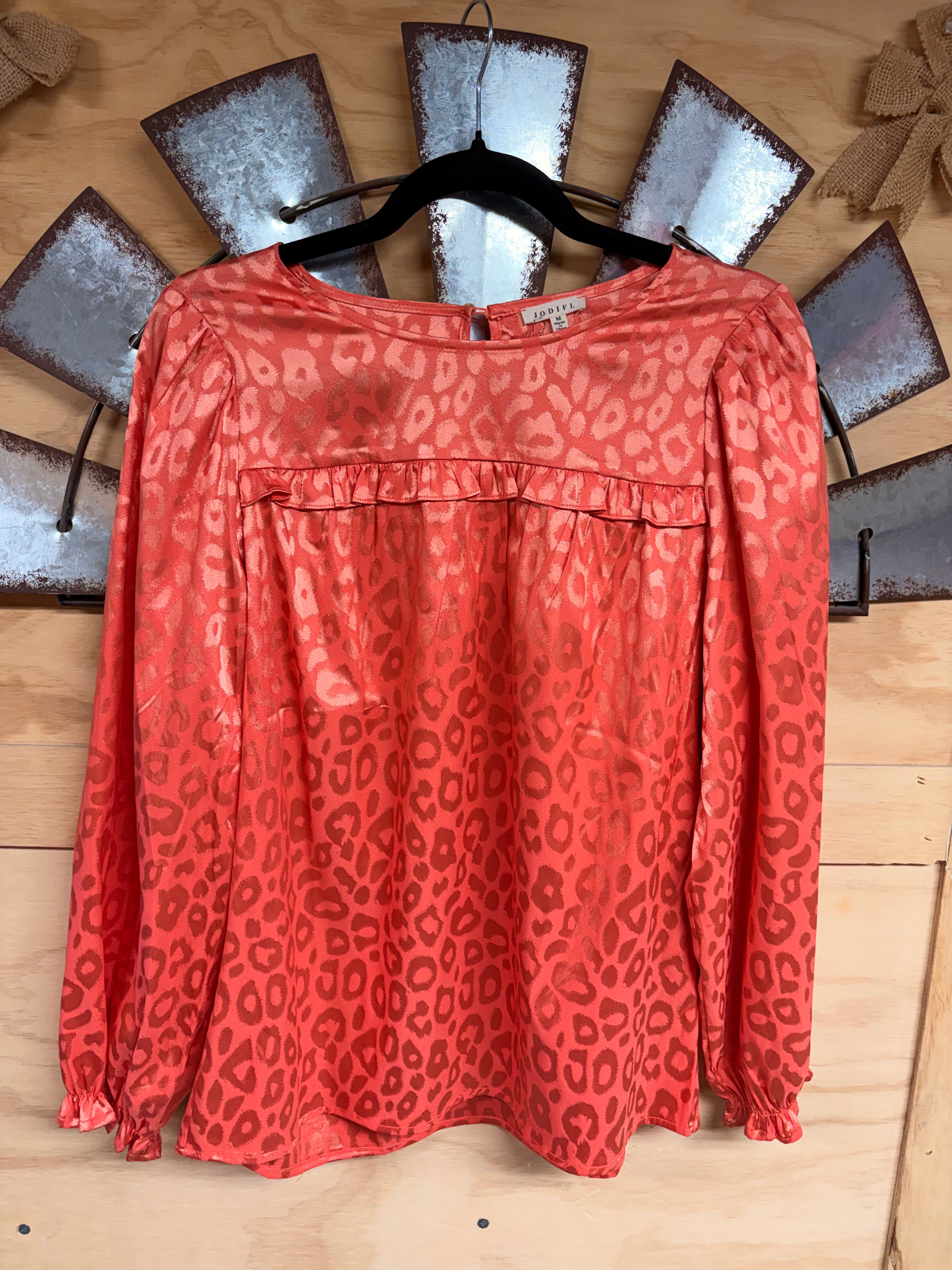 Wild About You Leopard Blouse
