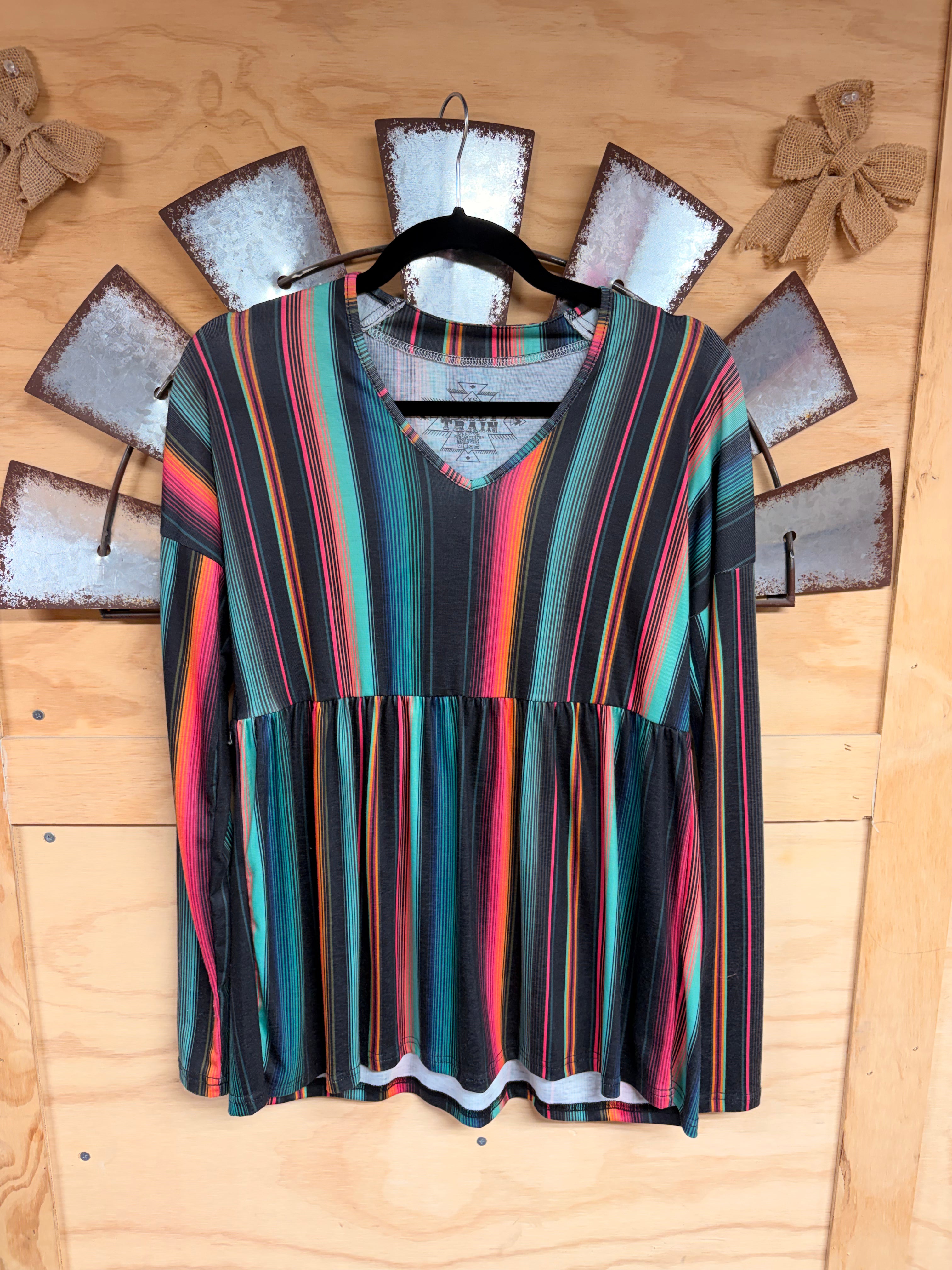 Serape Tiered Top