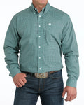 Men's Classic Fit Button-Down Western Shirt TUR