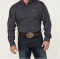 Cinch Men's Geo Print Long Sleeve Button-Down Western Shirt