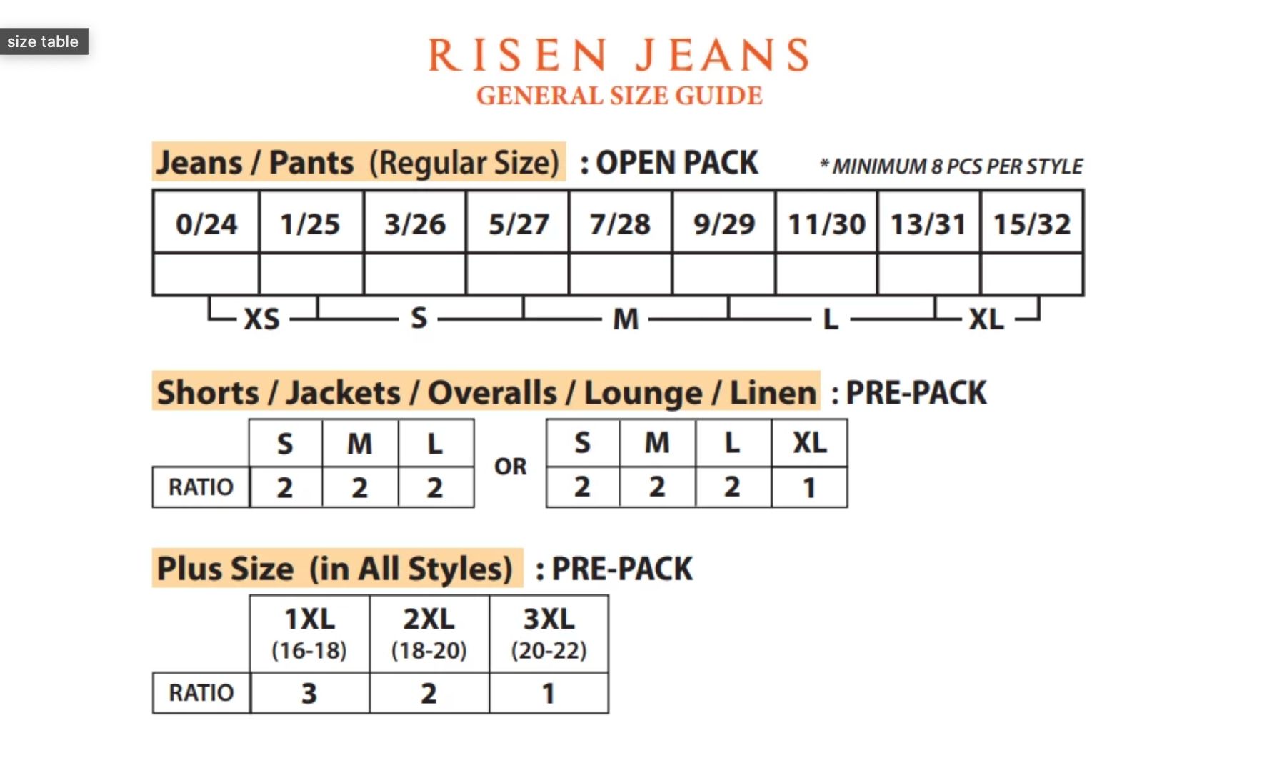 Risen HIGH RISE WIDE LEG JEANS WITH RELEASED HEM (Tummy Control)