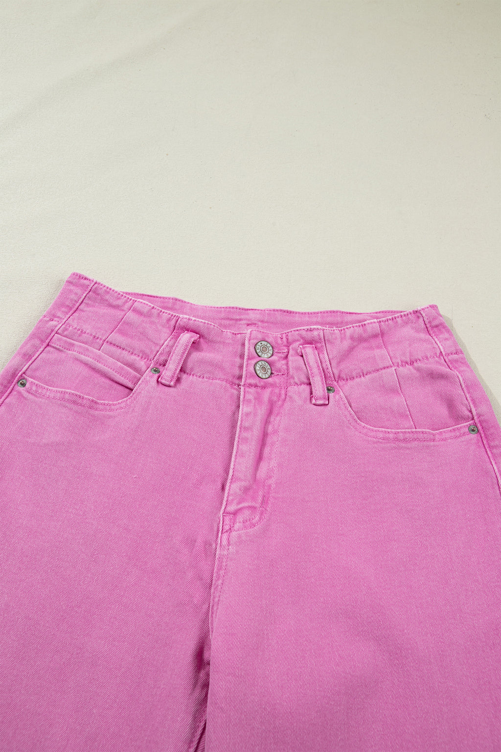 Black 2-Button High Waist Flared Bottom Jeans