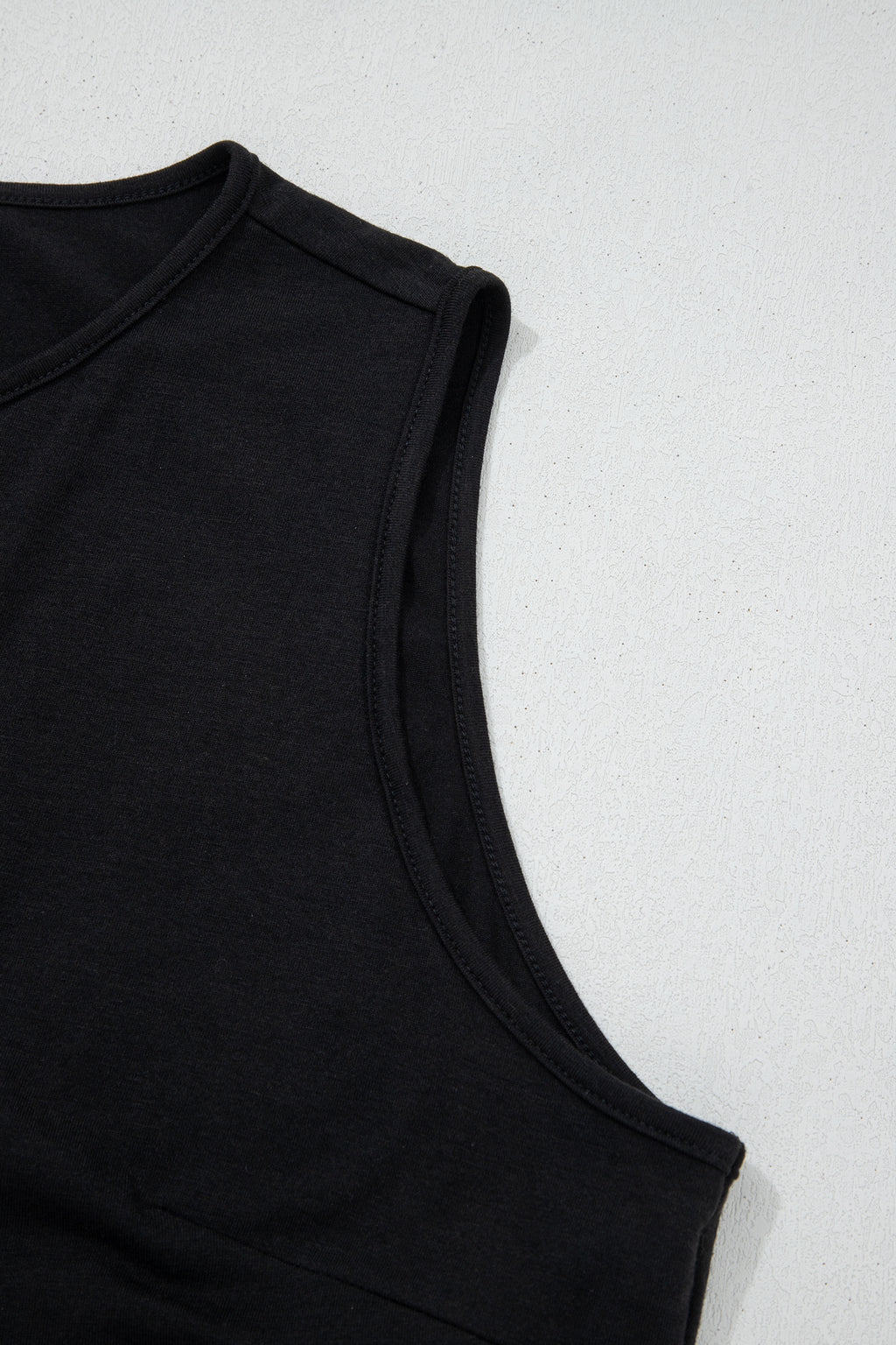Coffee Plus Size Solid Color Bow Tie Peplum Tank Top