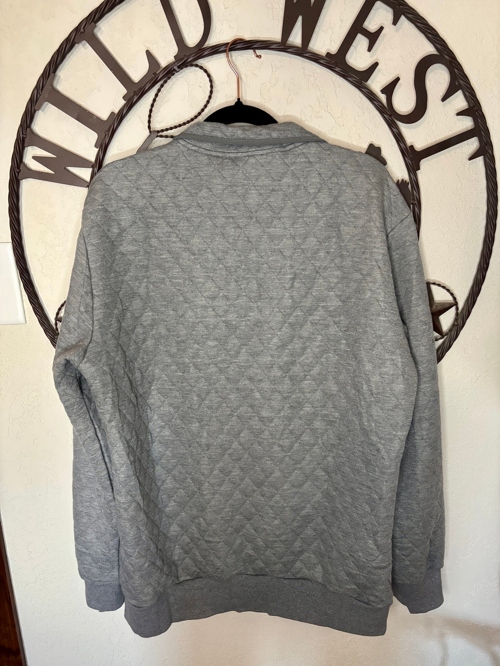 Mens Light Grey Button Down